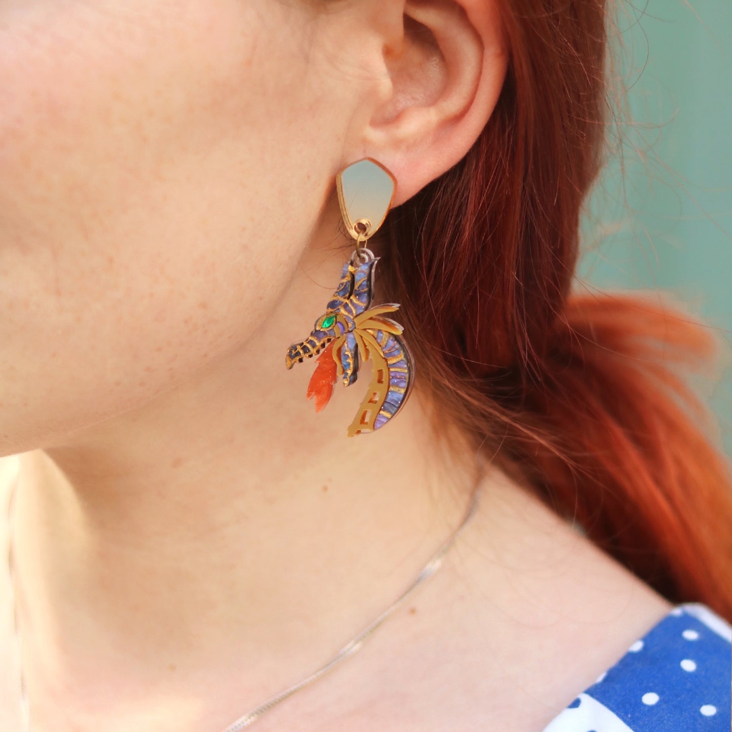 Fantasy Dragon Earrings