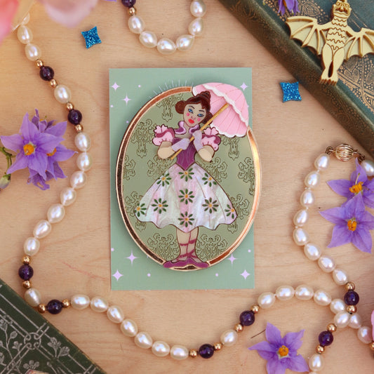 Tightrope Girl Brooch