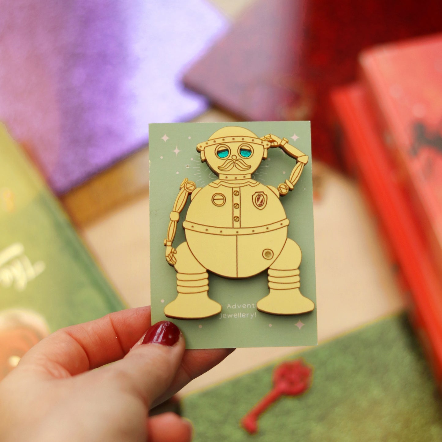 Tik-Tok Brooch (full body)