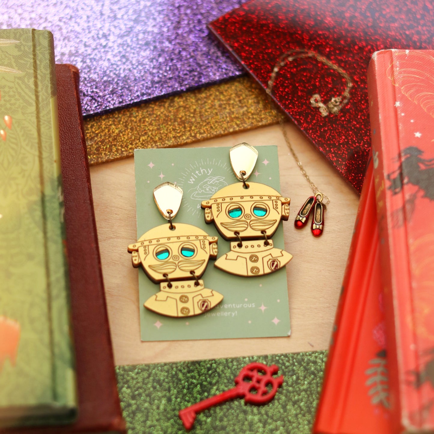 Return to Oz Tik-Tok Acrylic Earrings