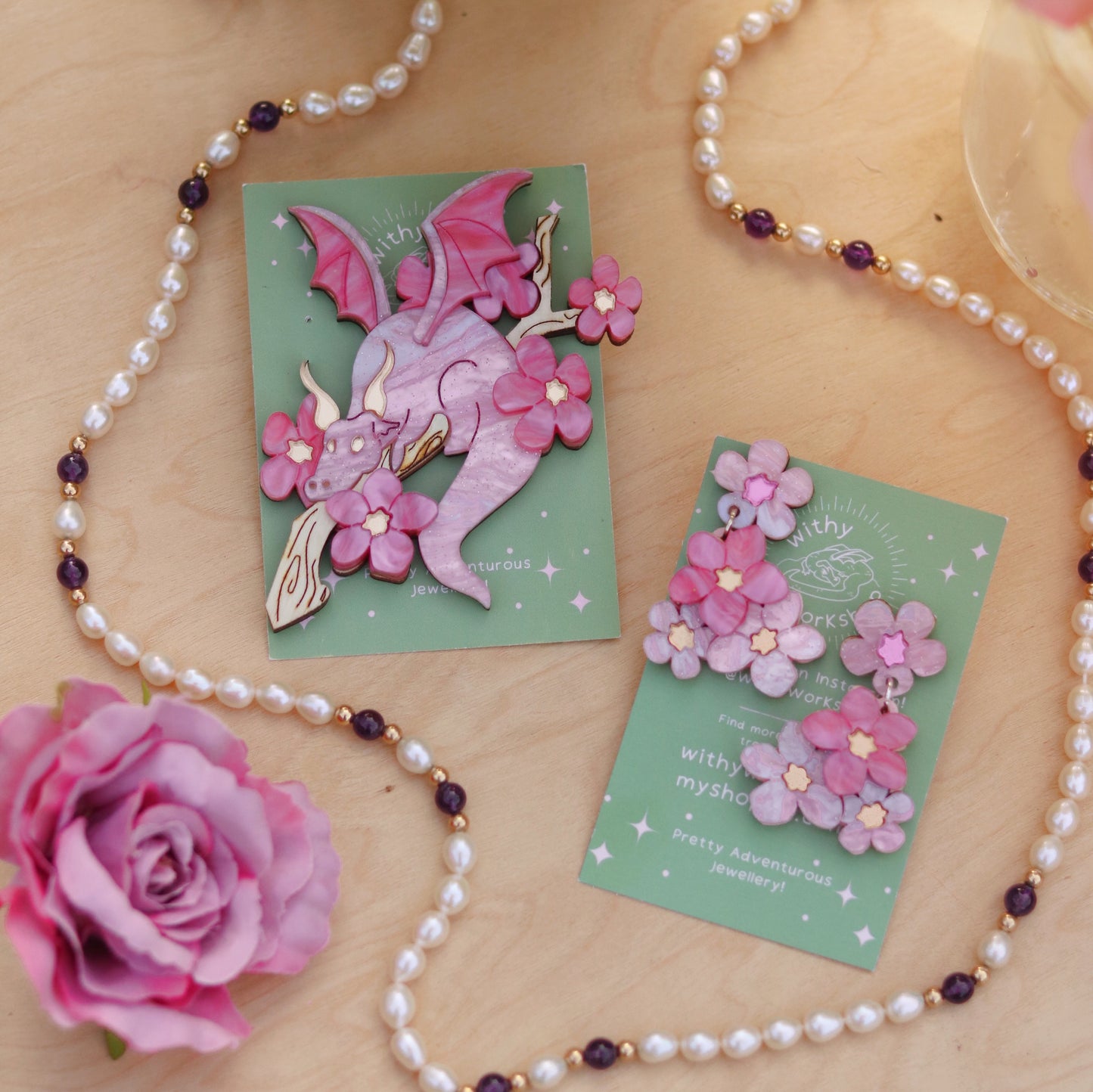 Cherry Blossom Earrings