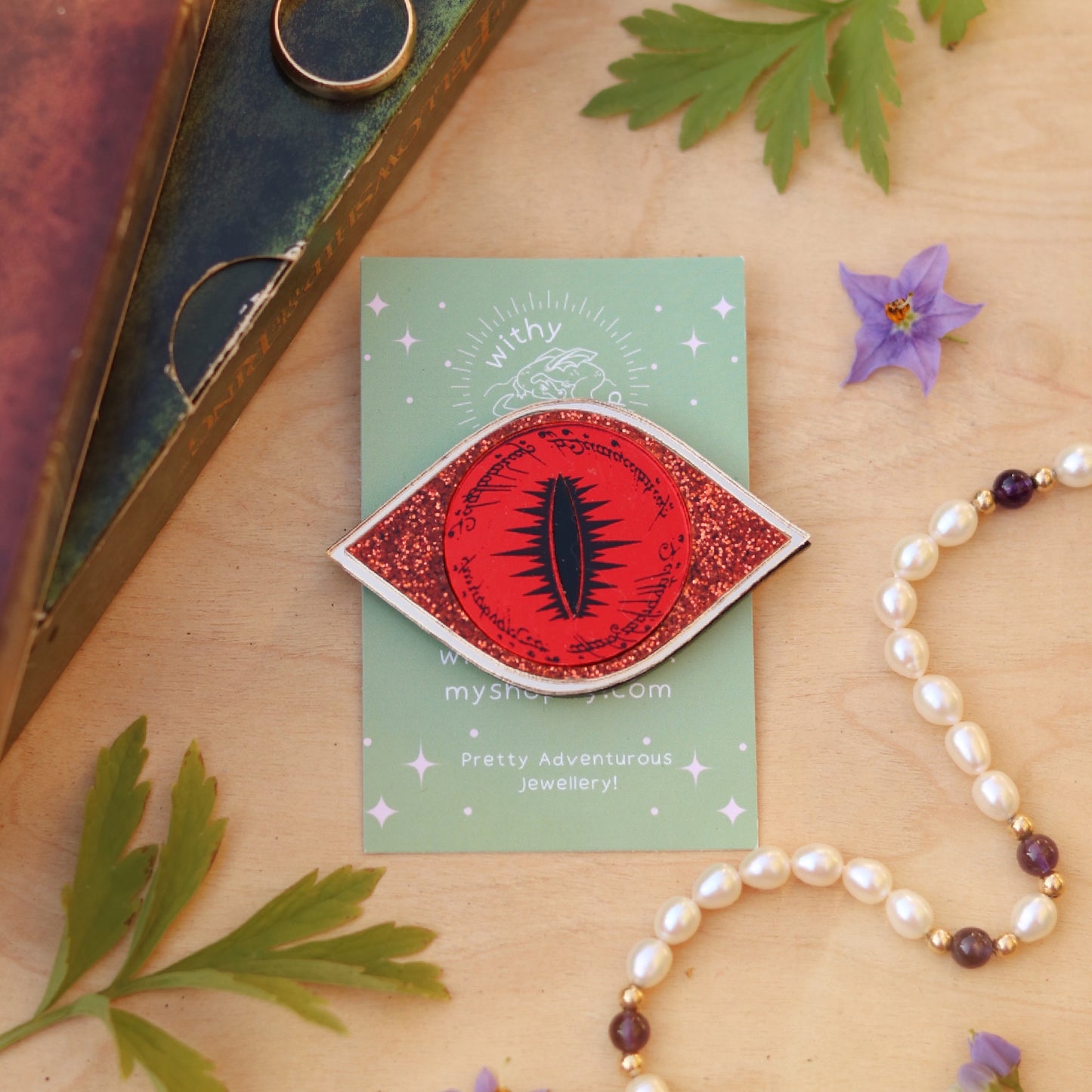 Evil Eye Brooch