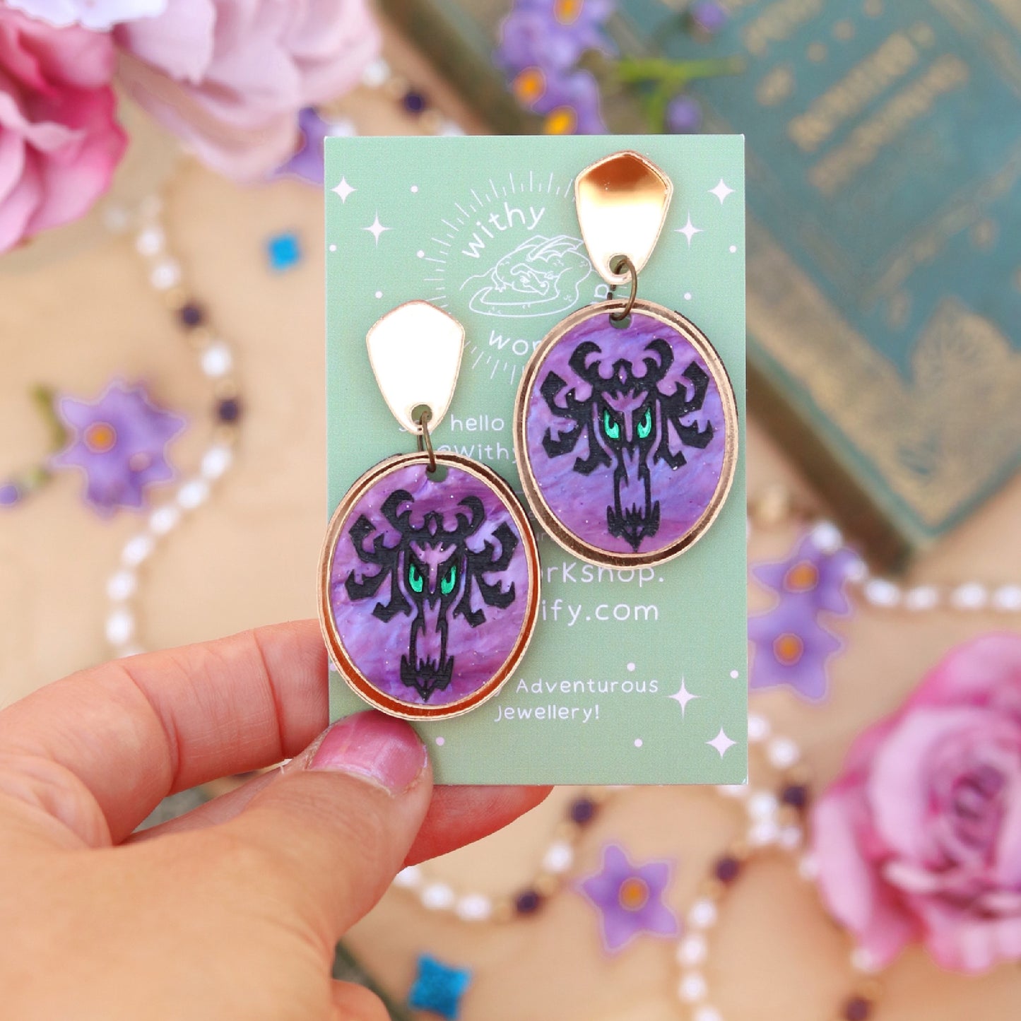 Haunted Wallpaper Earrings