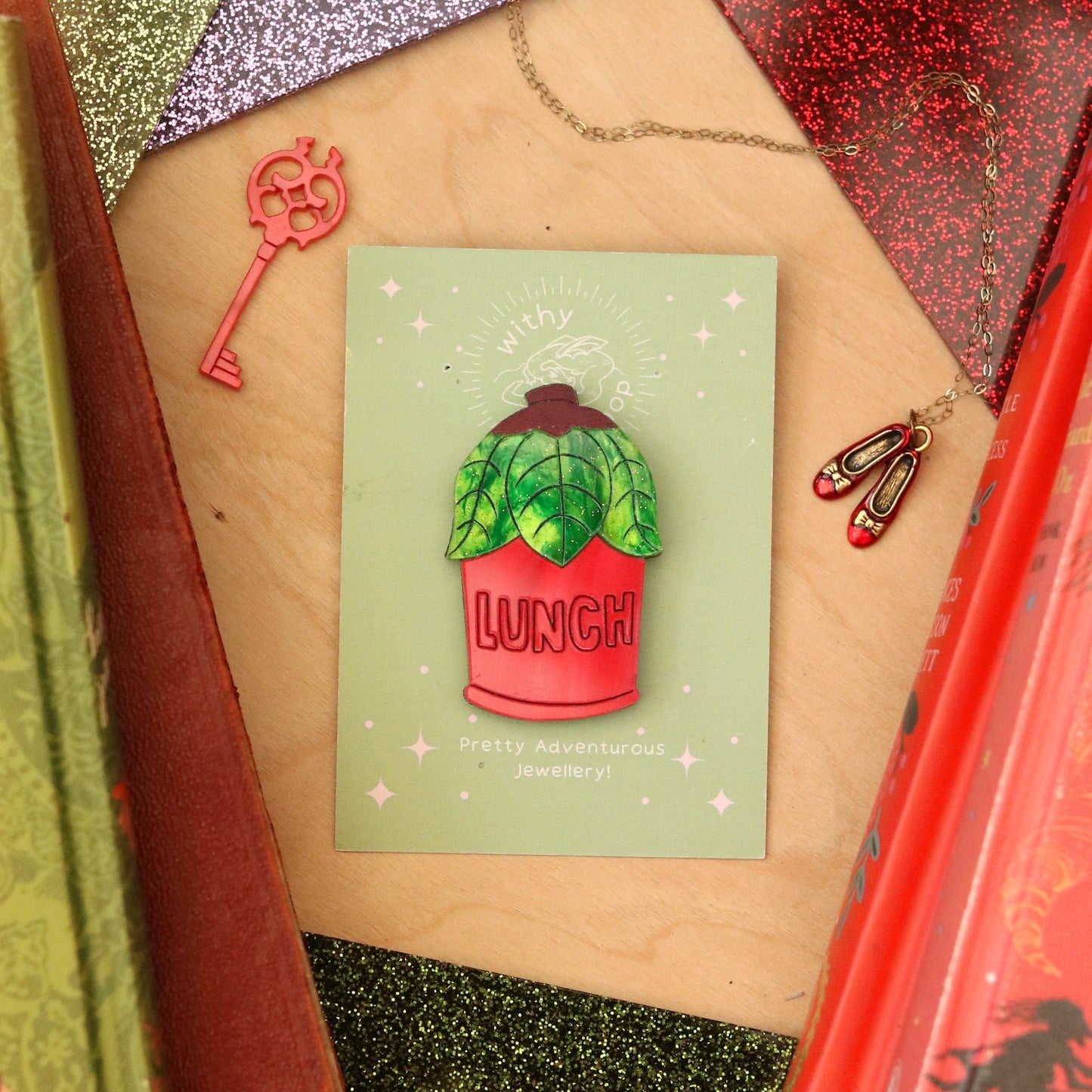 Lunch Pail Brooch