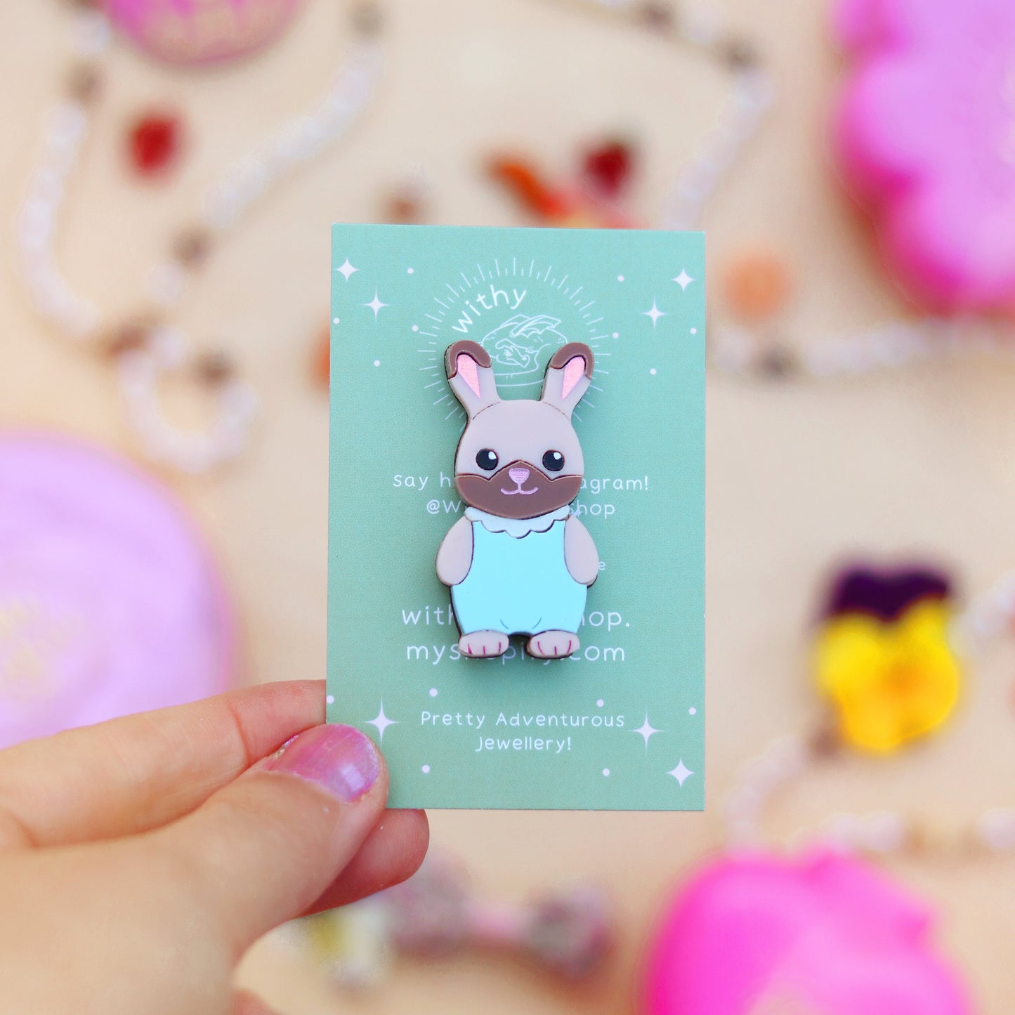 Bunny Baby Brooch