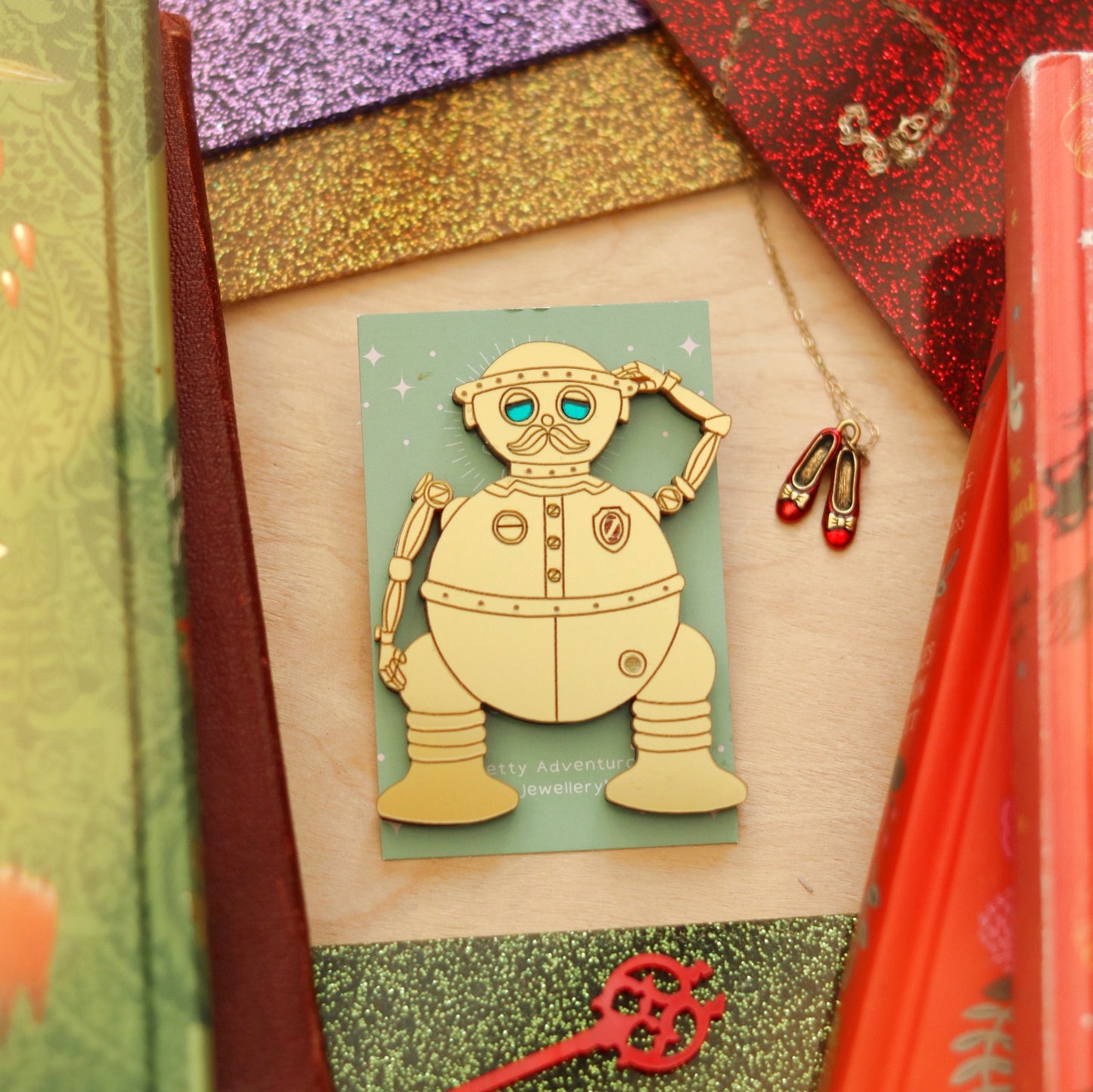 Tik-Tok Brooch (full body)