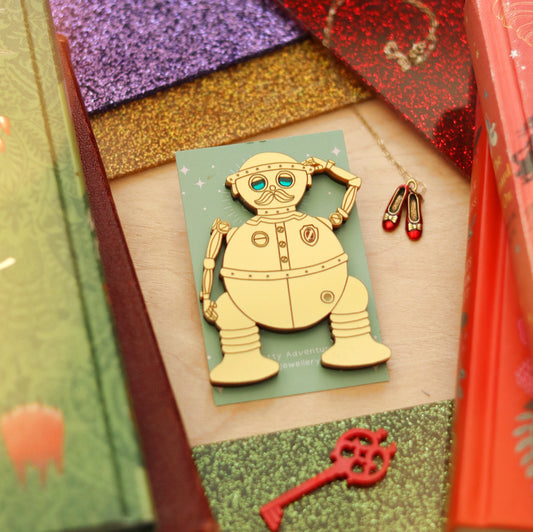 Tik-Tok Brooch (full body)