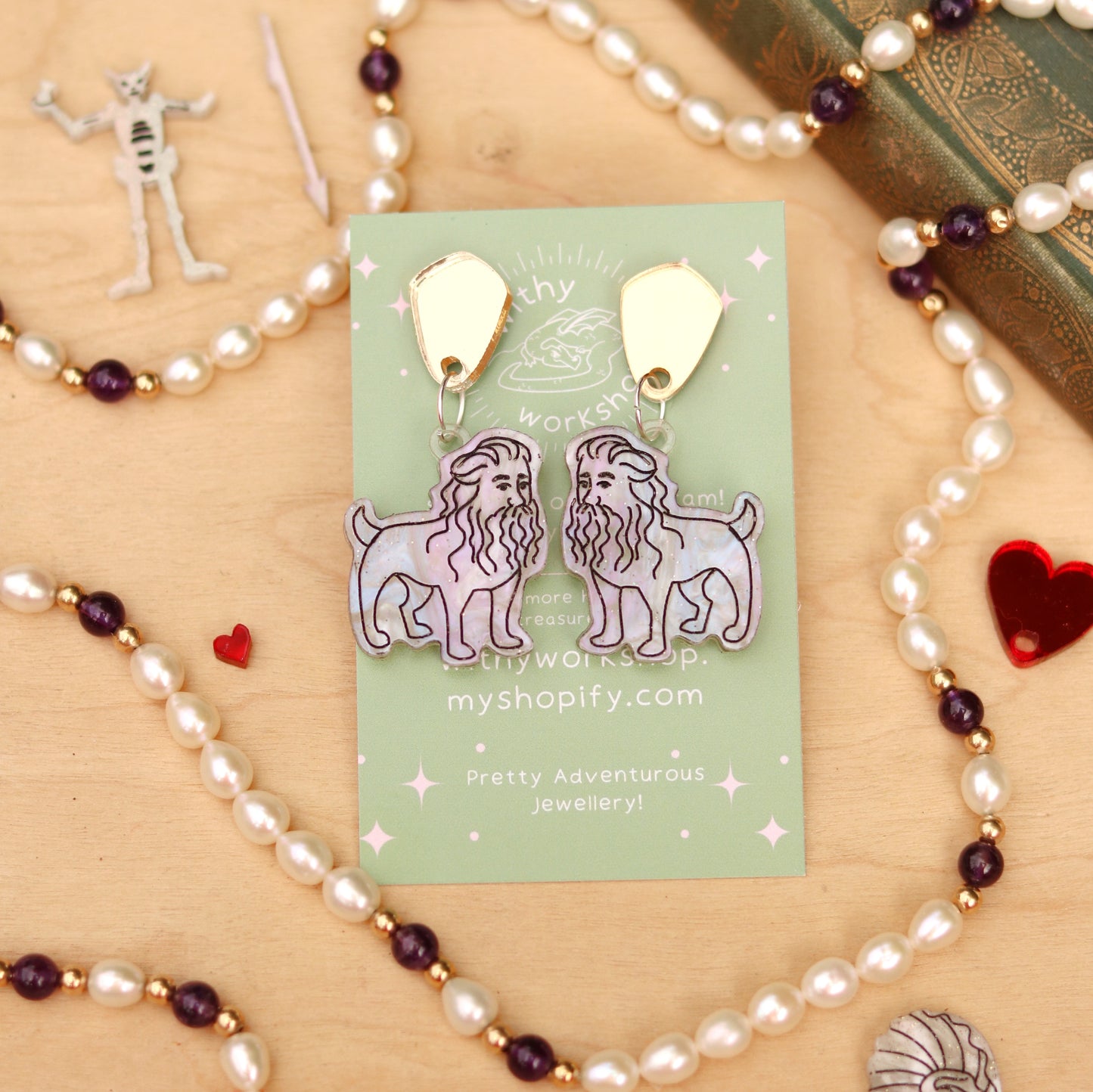 Doggy Blackbeard Earrings
