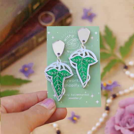 Elven Leaf Earrings