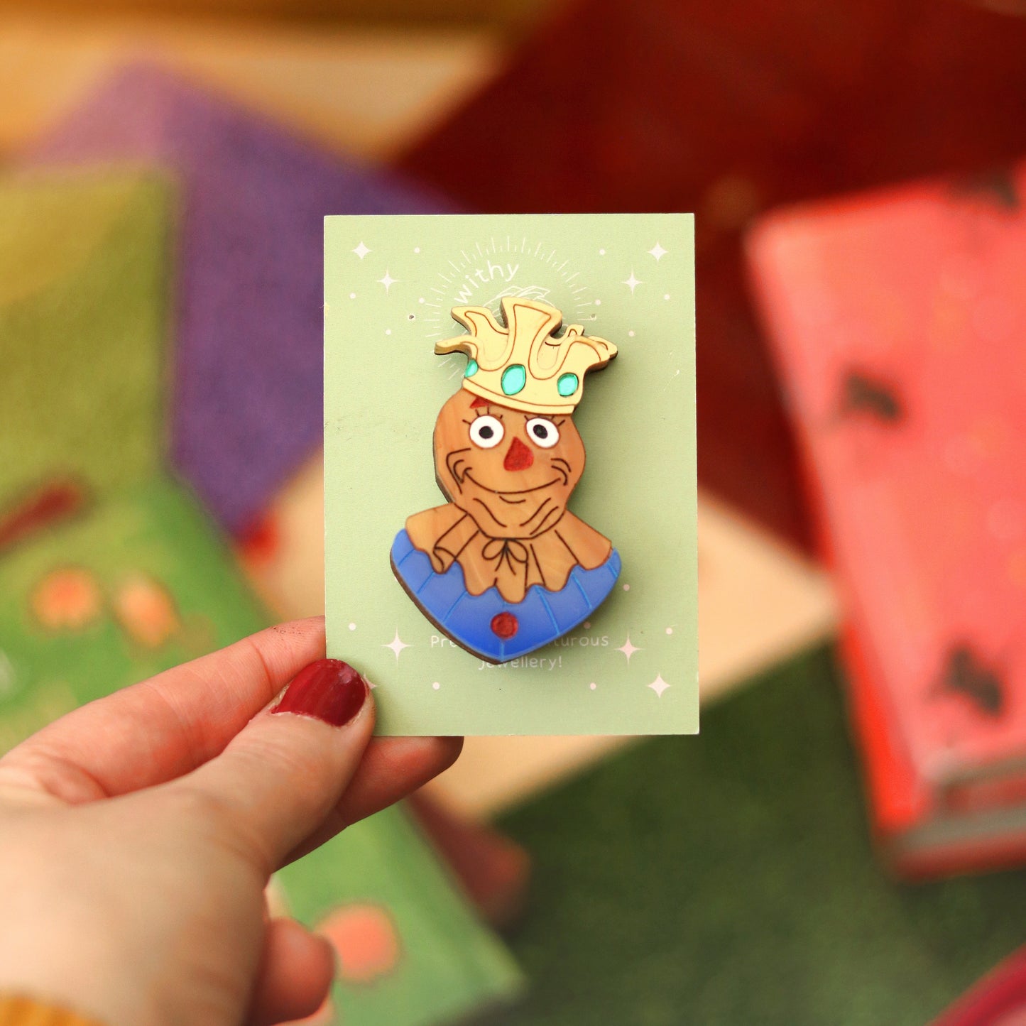 Scarecrow Brooch
