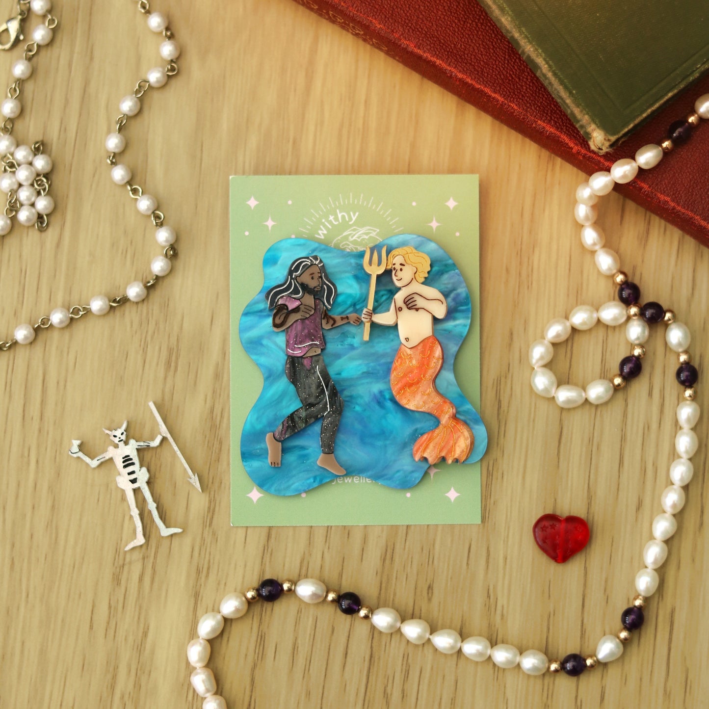 Mermen Brooch