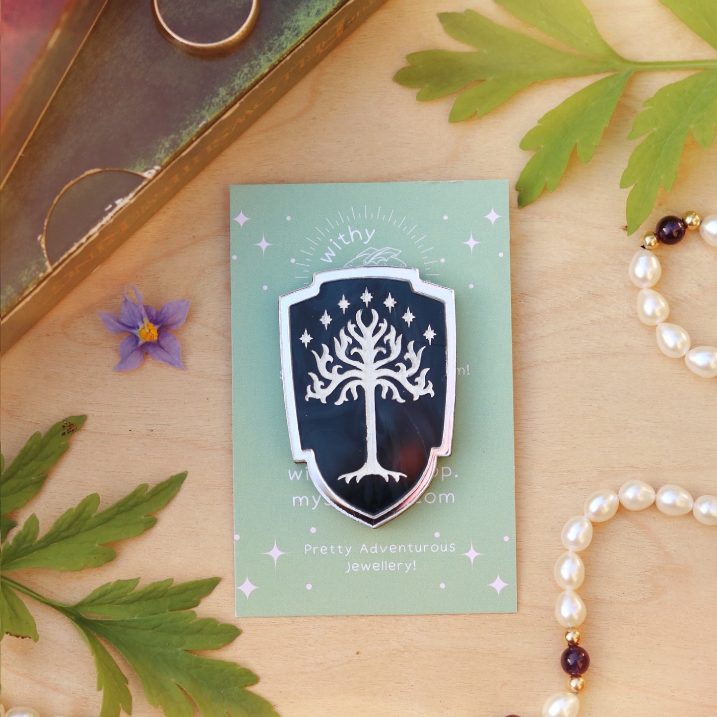 White Tree Brooch