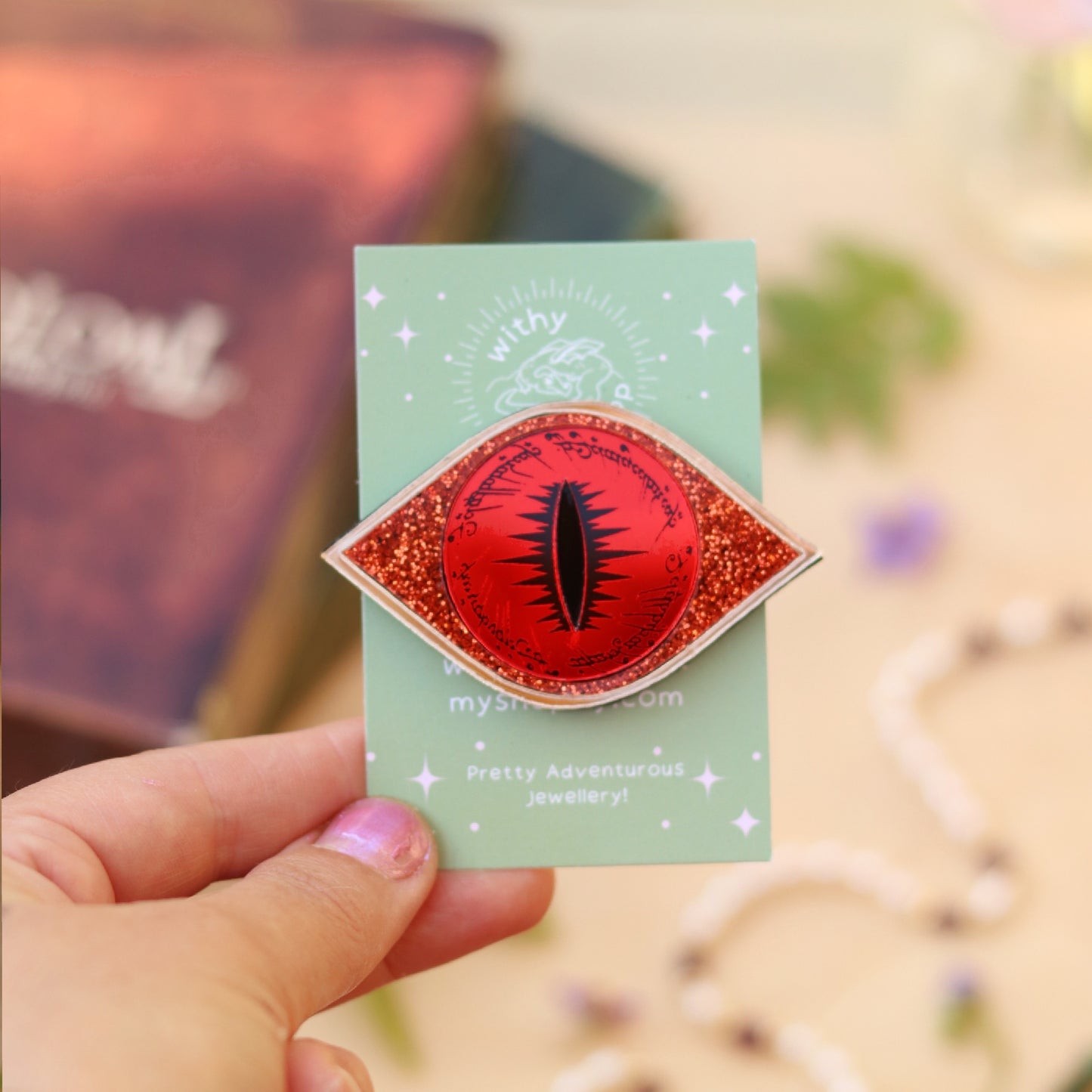 Evil Eye Brooch