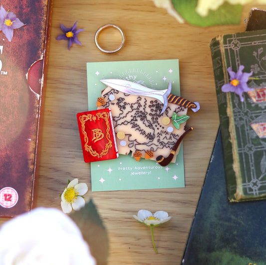 Halfling’s Map Brooch