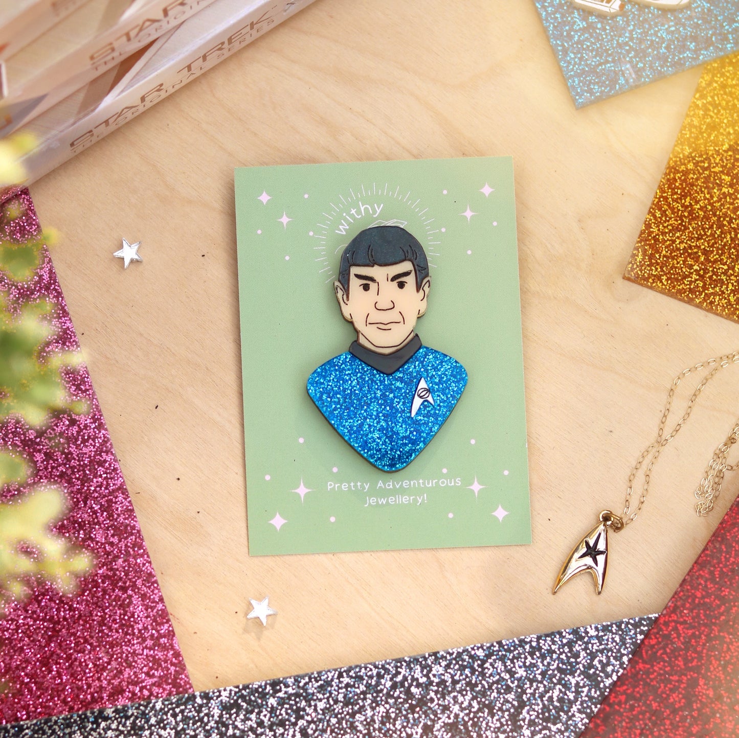 Spock Brooch