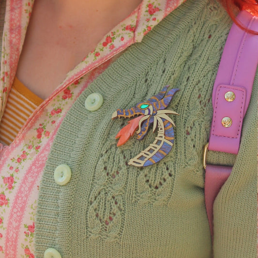 Fantasy Dragon Brooch