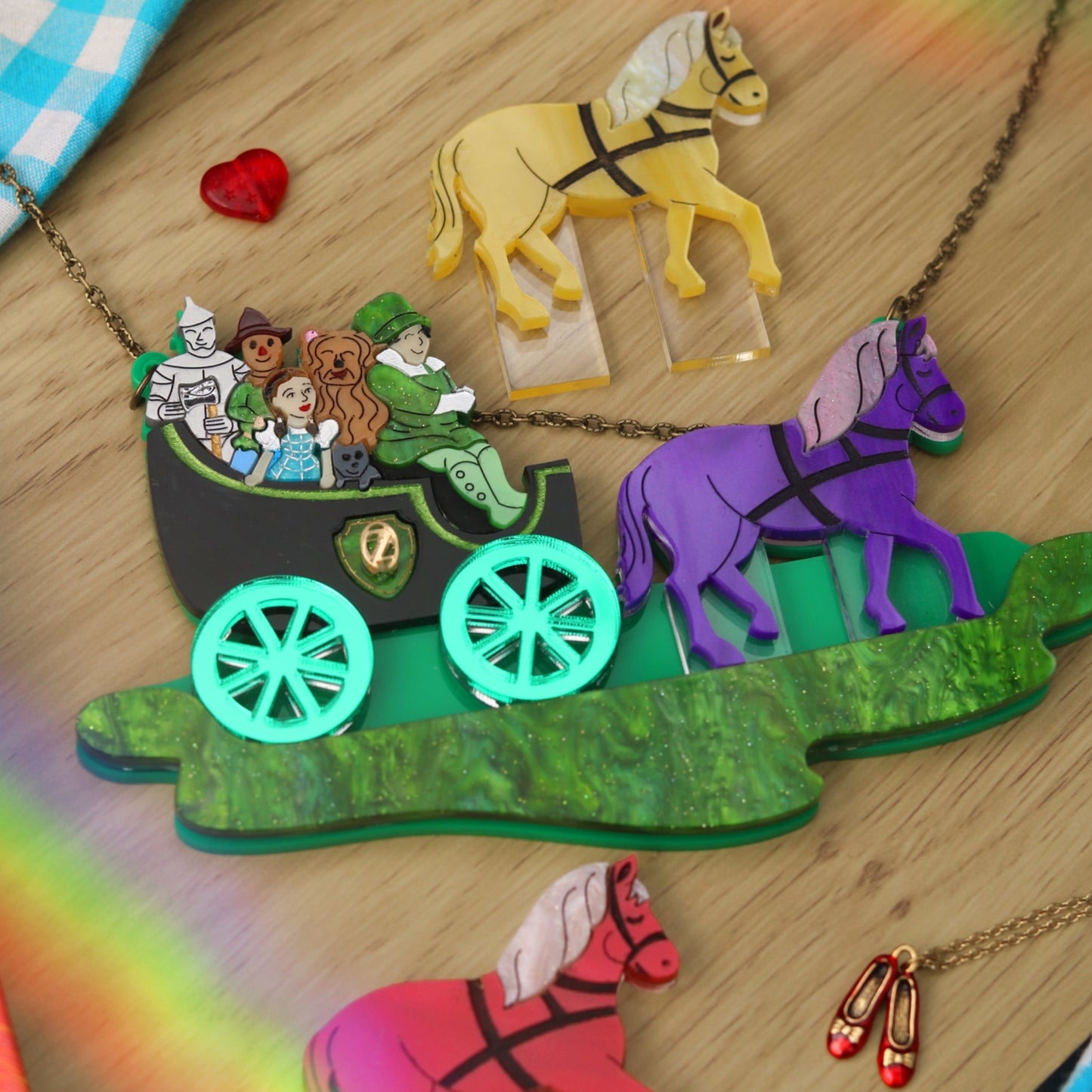 Horse of a Different Colour Interchangeable Necklace