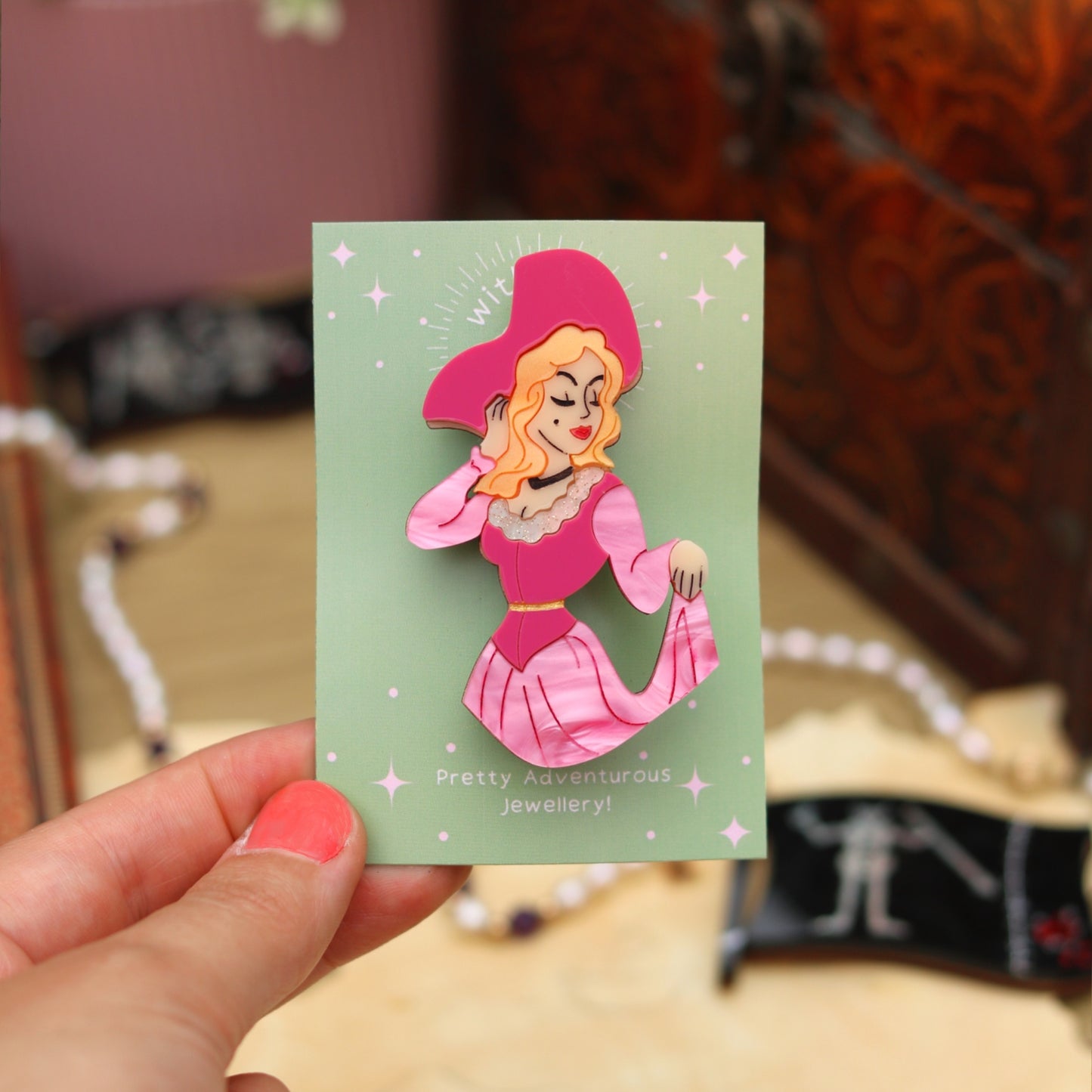 We Wants The Redhead (half-body) Brooch