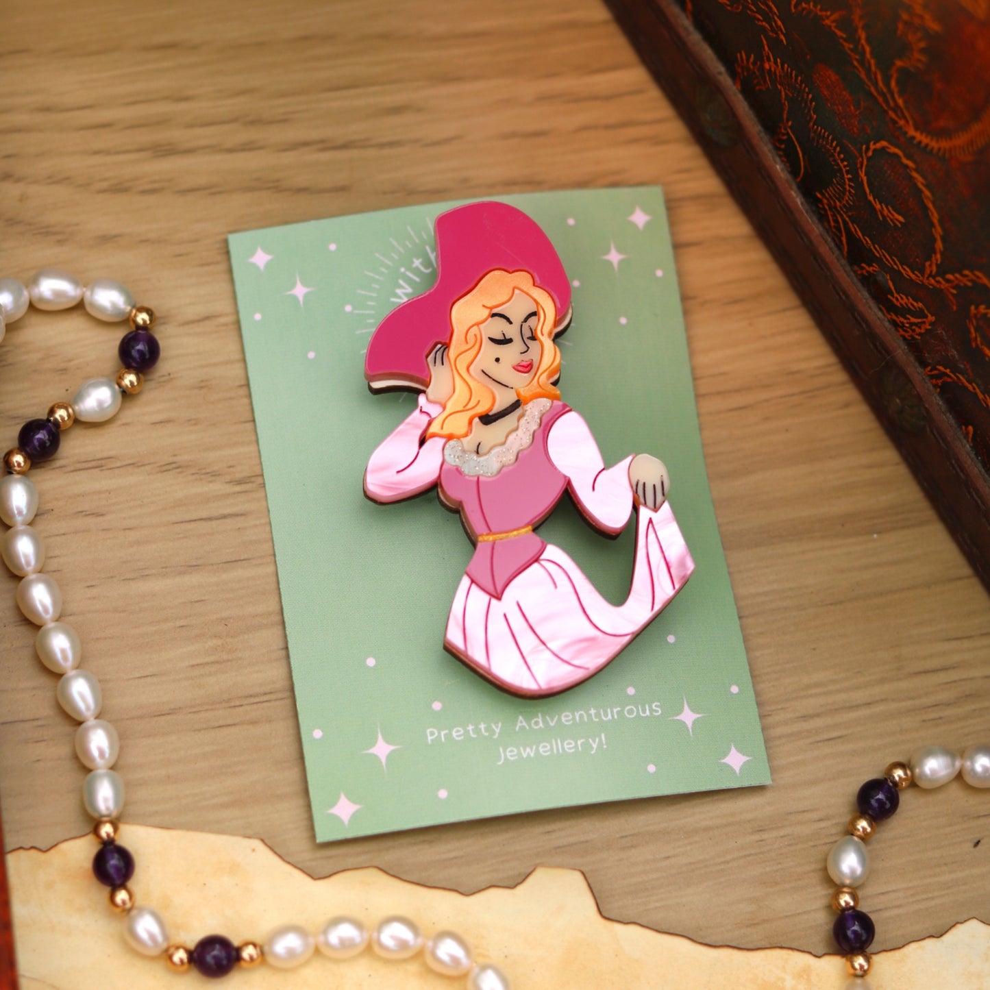 We Wants The Redhead (half-body) Brooch