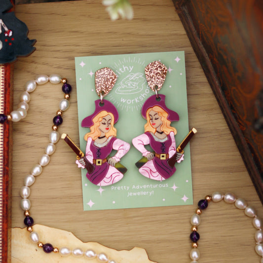 Pirate Redhead Earrings