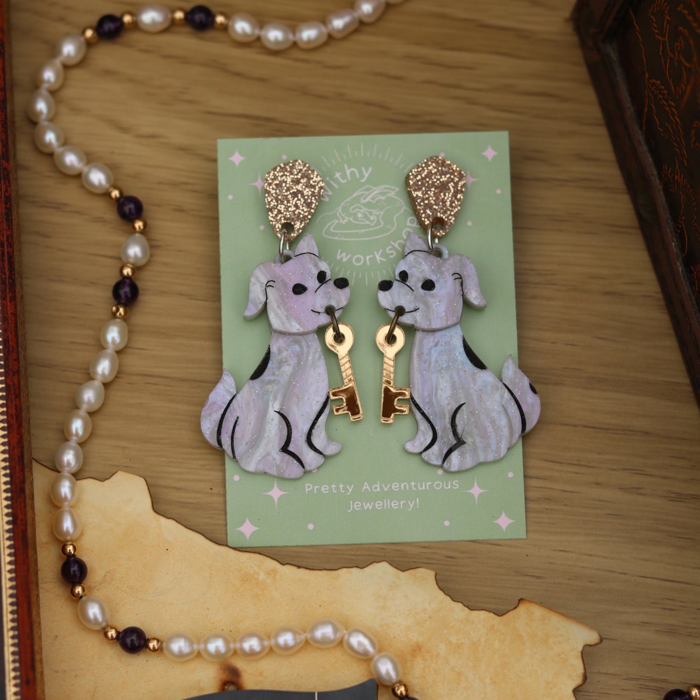 Prison Dog Earrings