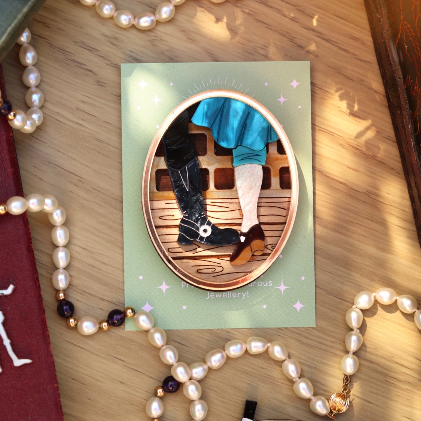 Foot Touch Brooch