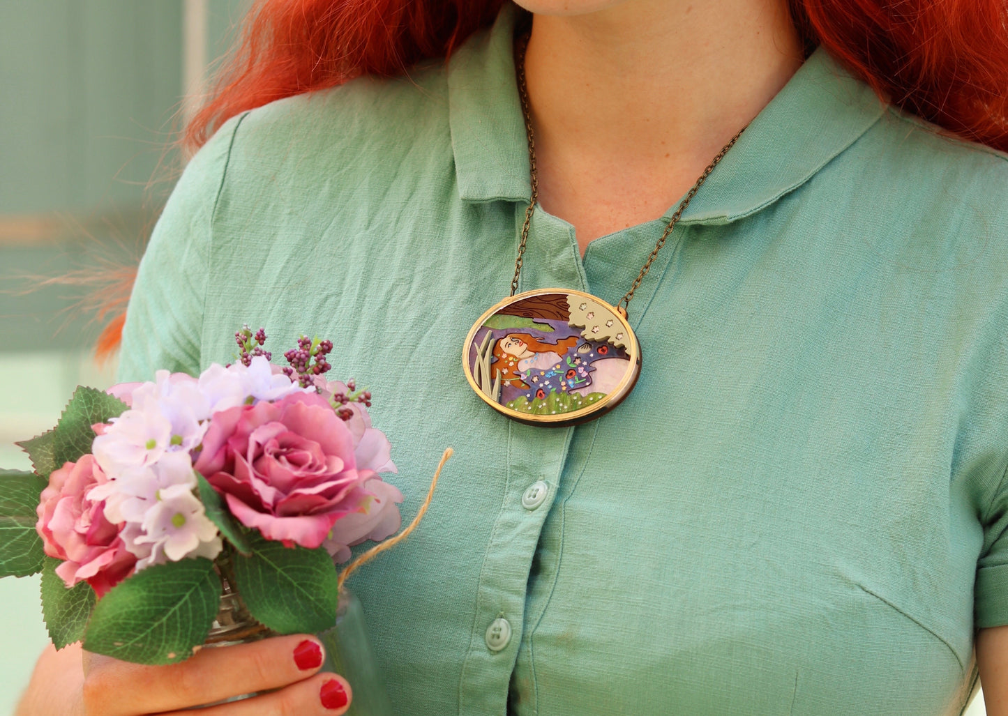 Ophelia Acrylic Necklace