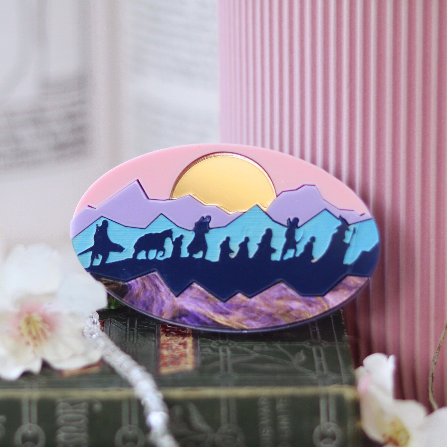 Fellowship Brooch (sunset)