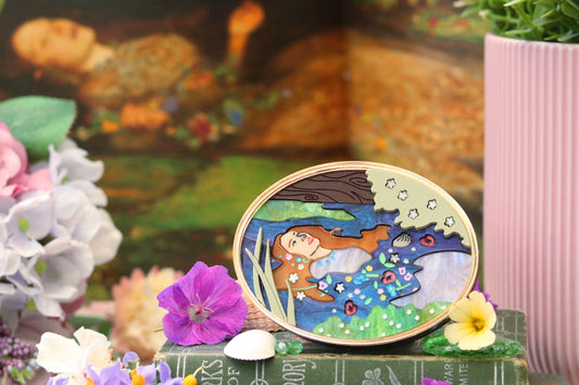 Ophelia Acrylic Brooch