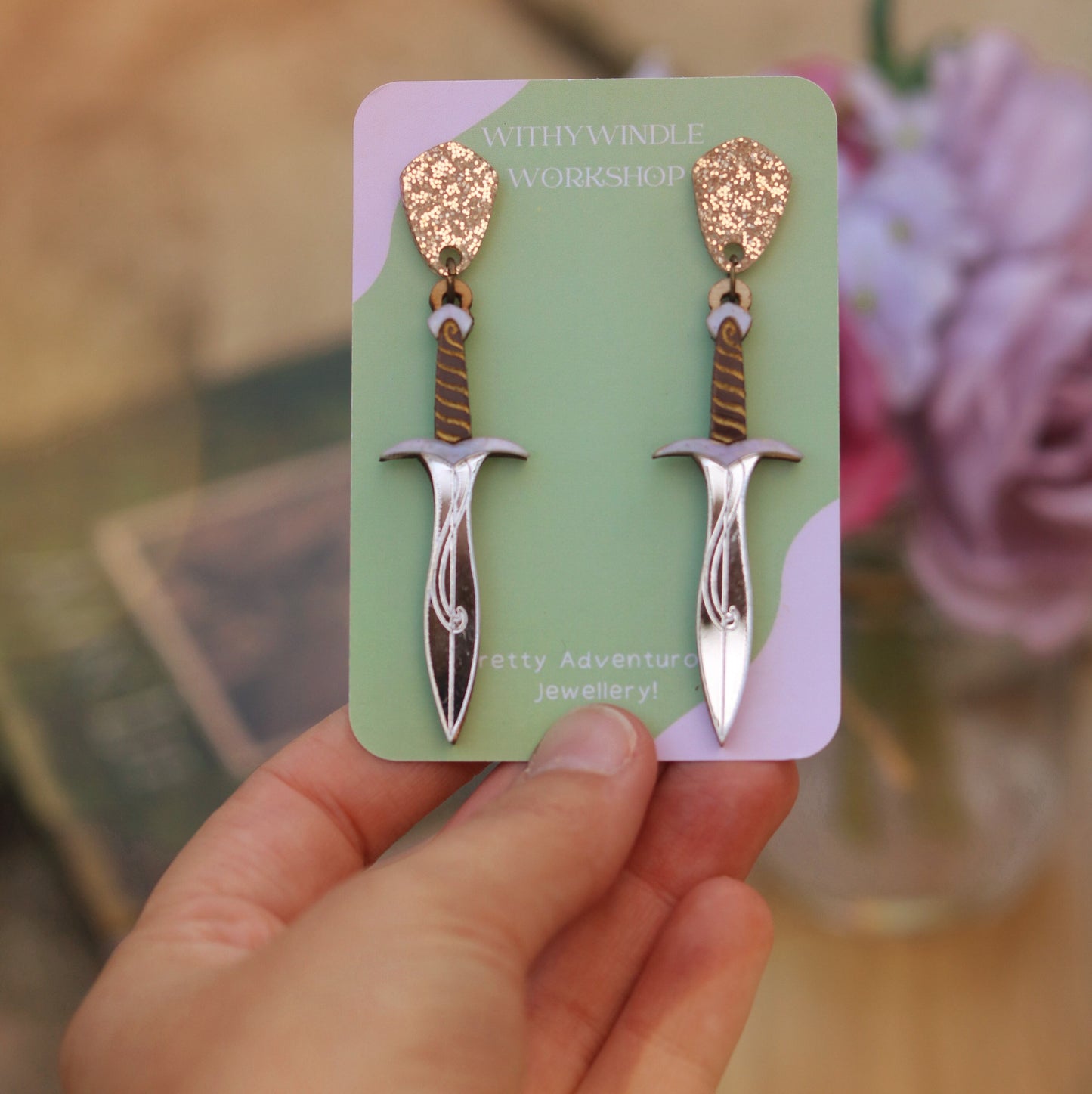 Sting Acrylic Earrings