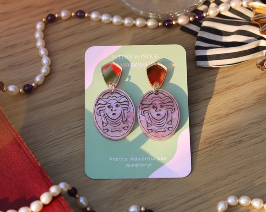 Haunted Mansion Leota’s Toombstone Earrings