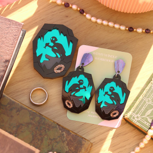 Riddles in the Dark Acrylic Brooch