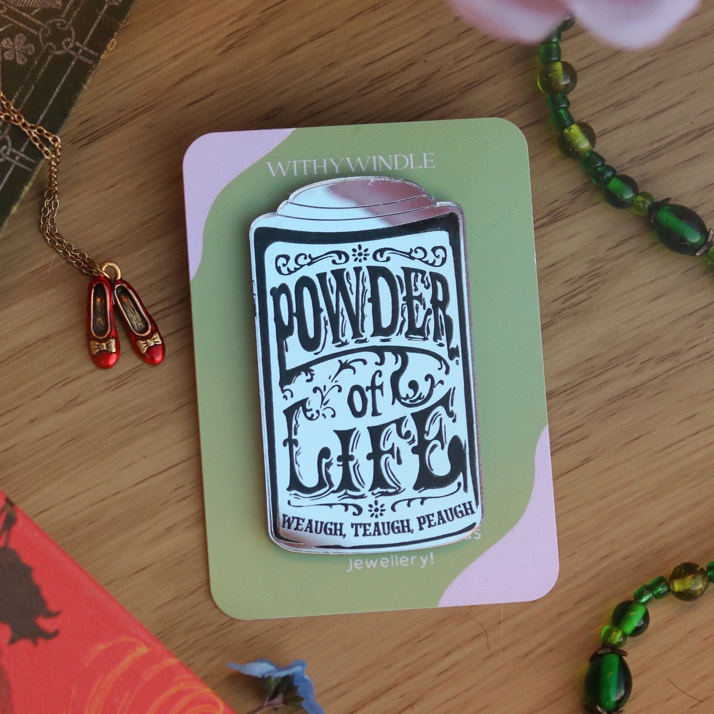 Return to Oz Powder of Life Acrylic Brooch