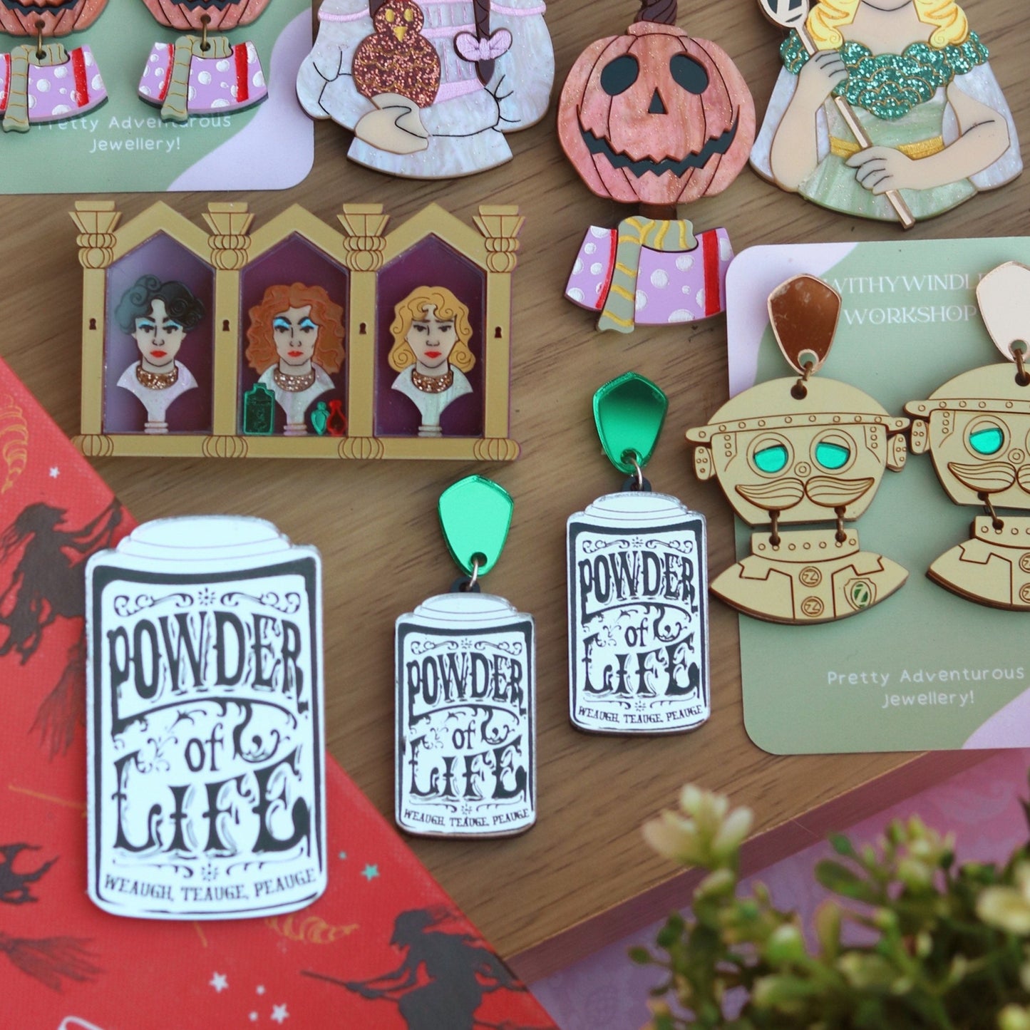 Return to Oz Powder of Life Acrylic Brooch