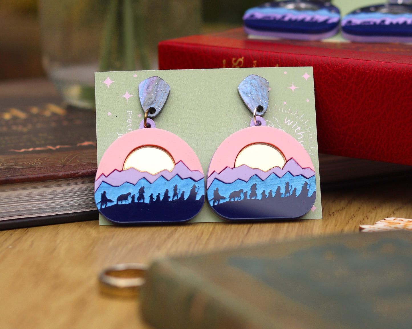 Fellowship Sunset Acrylic Earrings