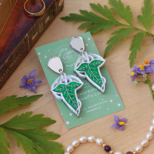 Elven Leaf Earrings