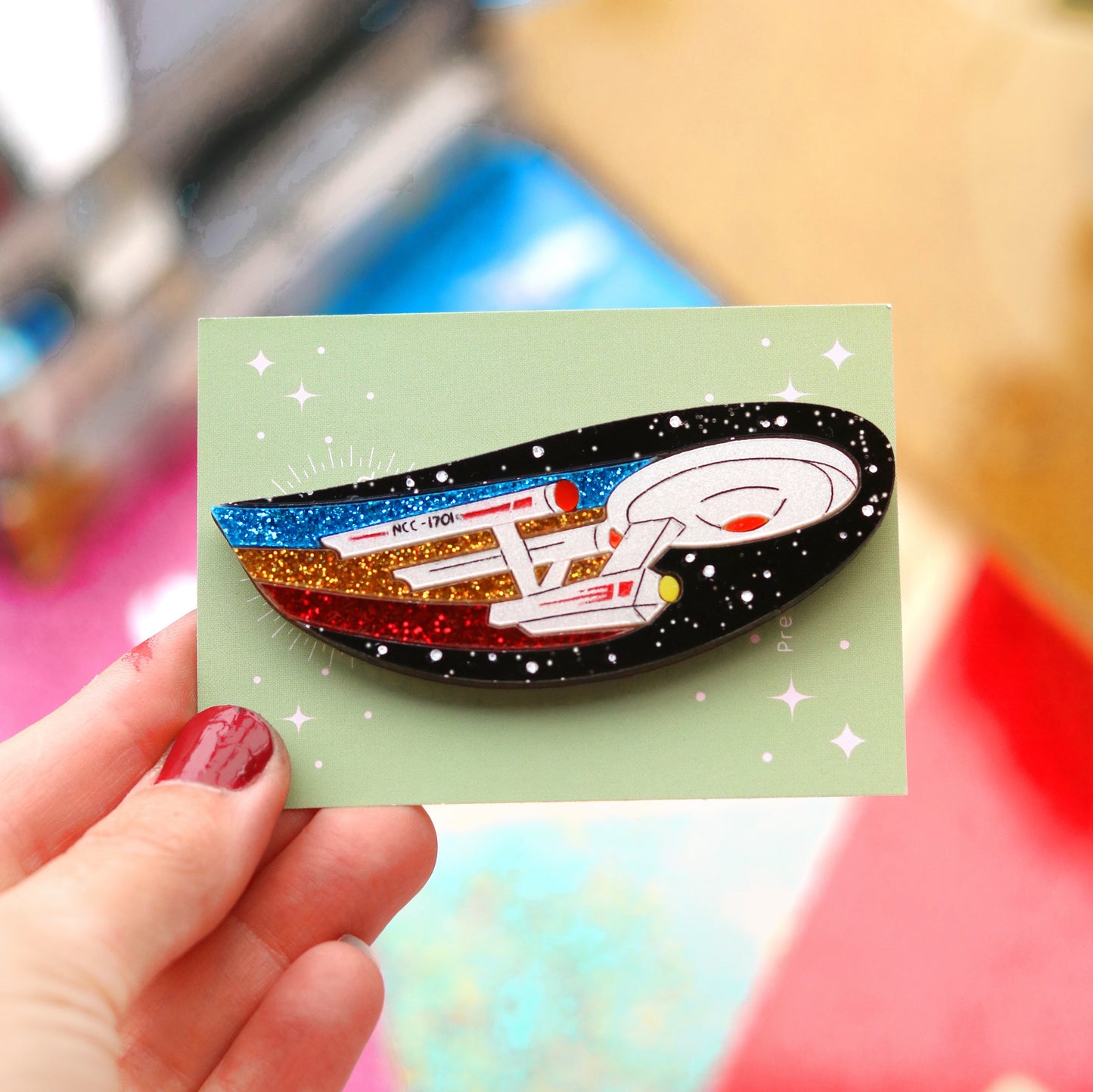 To Boldly Go Brooch