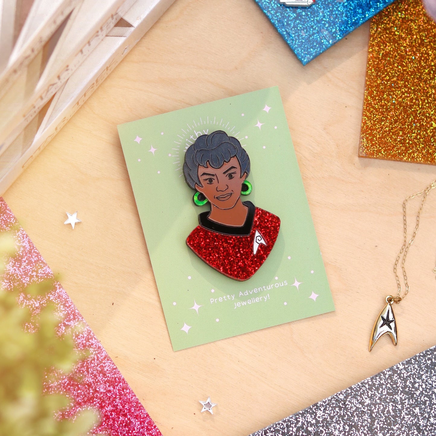 Uhura Brooch