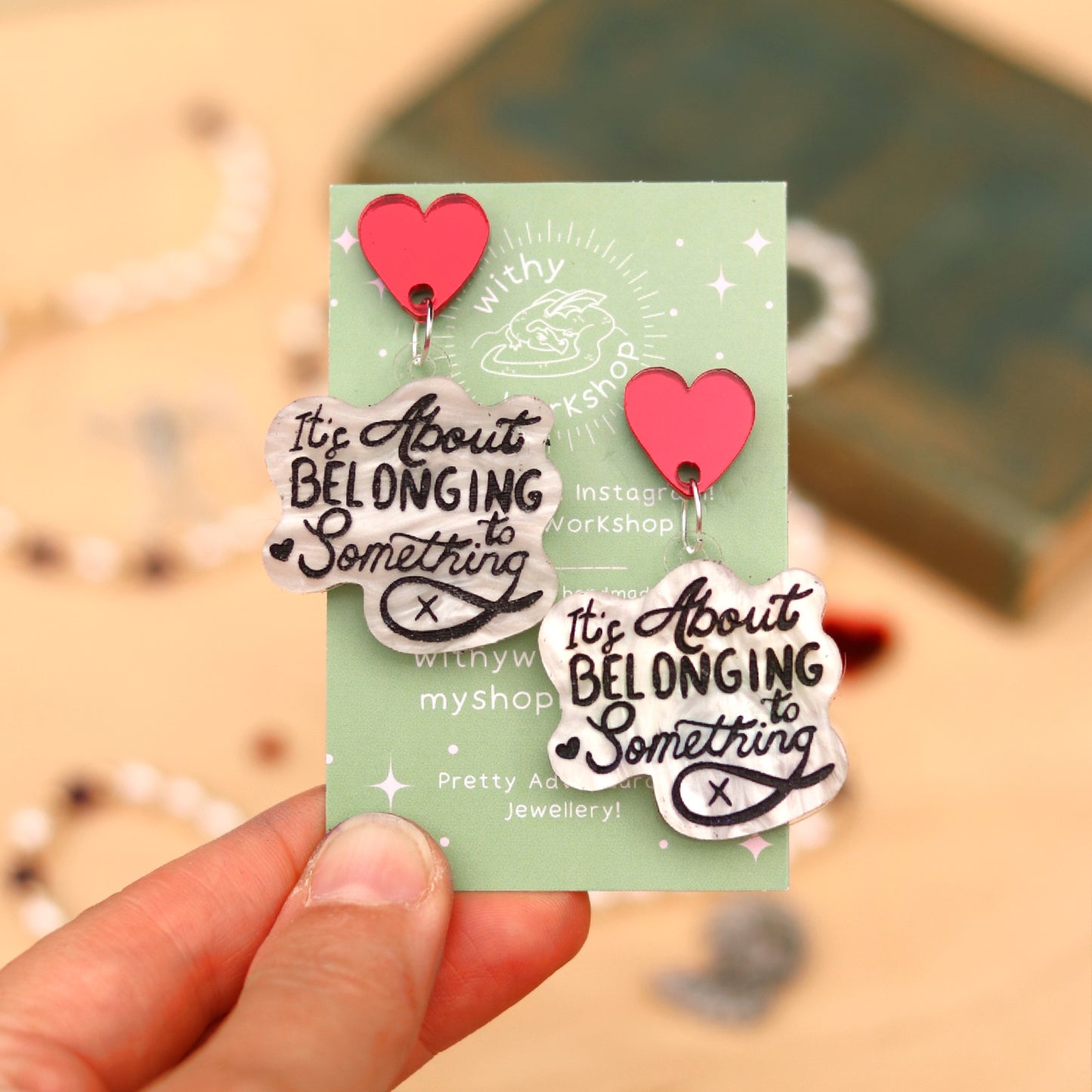 OFMD Quote Earrings