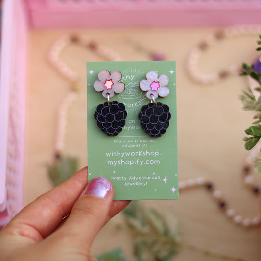 Blackberry Earrings