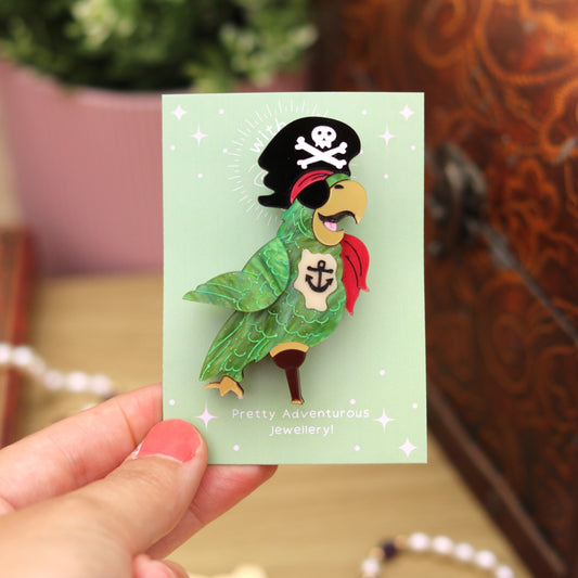 Pirate Parrot Brooch