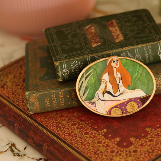 Lady of Shalott Brooch